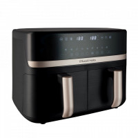 Tilaa helposti Russell Hobbs Satisfry Air 9L Dual Basket airfryer nopealla toimituksella. Nauti kätevästä ja luotettavasta verkko-ostoksesta ja saat erinomaista laatua edulliseen hintaan. Russell Hobbs Satisfry Air 9L Dual Basket airfryer