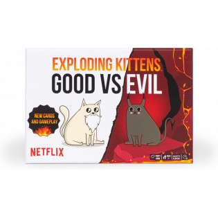 Exploding Kittens Good vs Evil Nordic - korttipeli