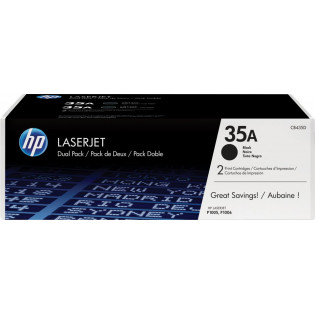 HP 35A Dual Pack -laservärikasetti, 2kpl, musta