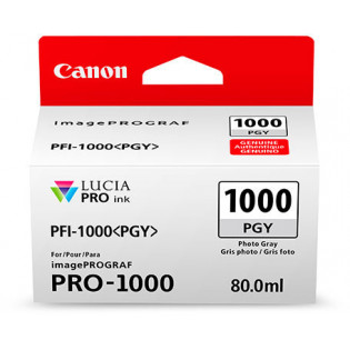 Canon PFI-1000PGY -mustekasetti, valokuvaharmaa