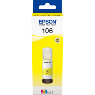 Epson 106 EcoTank -mustepullo, keltainen