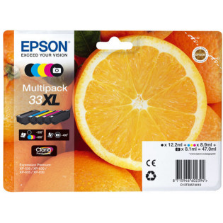 Epson 33XL -mustekasettipakkaus, 5 väriä