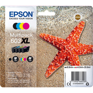 Epson 603 XL -mustekasettipakkaus, 4 väriä