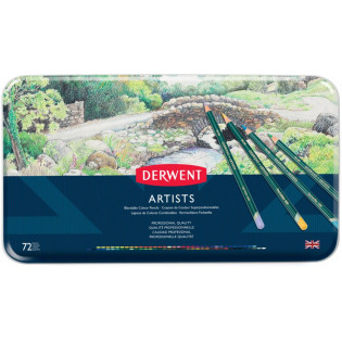 Derwent Artist -värikynälajitelma, 72 kynää