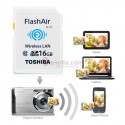 Toshiba WiFi Flash Air II 16GB SDHC -minneskort med nätverk