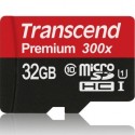 Transcend Premium 32GB Class 10 (45MB/S) MicroSDHC-kort