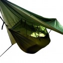 Hængekøje telt med myggenet og regnslag