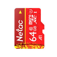 Netac MicroSD muistikortti isolla 64 GB tallennuskapasiteetilla vaikka puhelimeen tai kameraan. 30 päivän palautusoikeus.