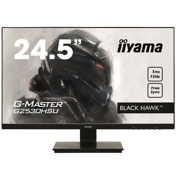 Iiyama G-MASTER Black Hawk 24.5" 75Hz FHD pelinäyttö
