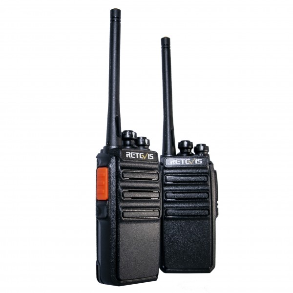 Retevis RT24 Talkie-Walkie PMR446 16 Canaux - Noir, Rechargeable