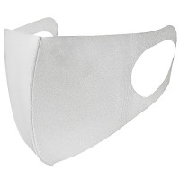 Kangasmaski joustavasta ja pehmeästä materiaalista. Pesunkestävä kasvomaski ehkäisee yskiessä ja aivastaessa virusten ja bakteerien leviämistä ympäristöön.