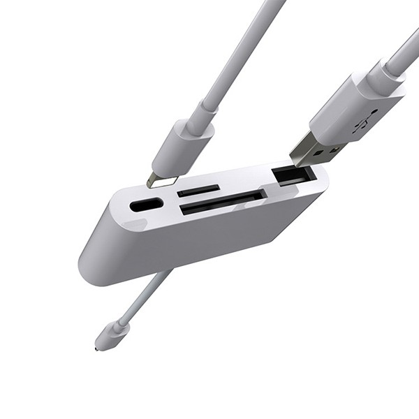 Lightning SD MicroSD USB adapteri