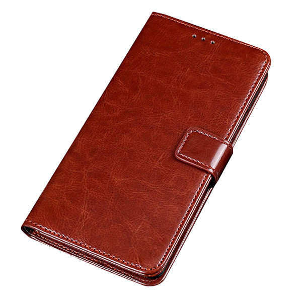 Custodia Portafoglio In Pelle PU Con Finitura Scamosciata Per Ulefone Armor X8 - Flip Cover Magnetica Con Slot Per Carte E Stand