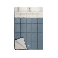 Naturehike dubbel sovsäck är en bekväm och rymlig sovsäck för två personer. Sovsäckens storlek är 185 + 30 (kuddområdet) x 145cm.