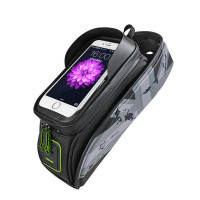 RockBros polkupyörän runkolaukku puhelintaskulla on erinomainen lisätarvike, kun haluat jämäkän puhelintaskun älypuhelimellesi.