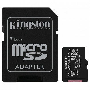 Kingston 512GB Canvas Select Plus microSD-muistikortti