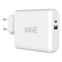 Kompakti ja tehokas Wave 64W USB-seinälaturi, joka tukee USB-PD ja Quick Charge 3.0 pikalatausstandardeja, USB-A ja USB-C liitännöillä. Tutustu ja tilaa helposti.