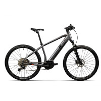 GZR Montagn-e mountainbike 17" med kraftfullt 500 Wh batteri och rejäla 29" däck är idealisk för längre pendlingsträckor och lättare terrängcykling året runt.