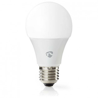 Nedis SmartLife Wi-Fi LED-lampe, E27, hvid/RGB, 806 lm
