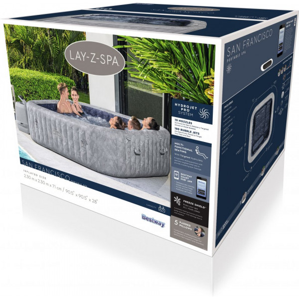 LayZSpa San Francisco Hydrojet Pro poreallas