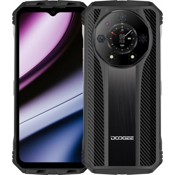 Doogee S110 robust smartphone med skærm på bagsiden