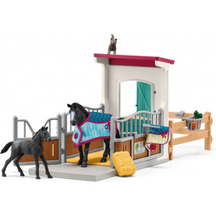 Schleich Horse Club 42611 Box with Mare and Foal