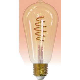 Airam SmartHome Edison ST64 -älylamppu, E27, amber, 350 lm, 1800-3000K, WiFi