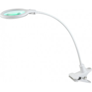 Airam Loop Clip 3D LED -pöytävalaisin, valkoinen, USB