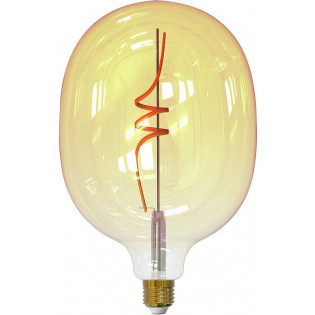 Airam SmartHome D170 -älylamppu, E27, kirkas lasi, 400 lm, 1800-3000K, WiFi