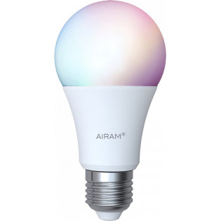 Airam SmartHome -vakiolamppu, E27, opaali, 1055 lm, RGBW 2700-6500K
