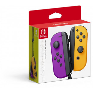 Nintendo Joy-Con Pair -peliohjainpari, neonpurppura ja neonoranssi, Switch