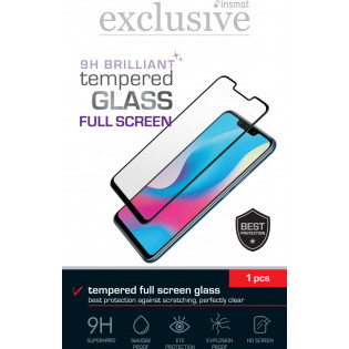 Insmat Full Screen -panssarilasi, Samsung Galaxy S21 FE 5G, musta