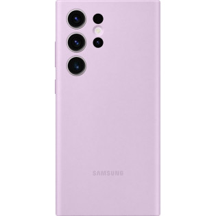 Samsung Galaxy S23 Ultra Silicone Cover -suojakuori, liila