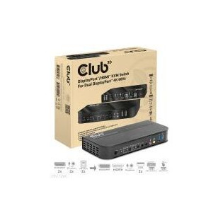 Club 3D DisplayPort/HDMI KVM Switch -kytkin