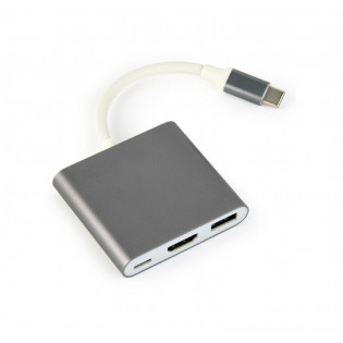 Cablexpert USB-C HDMI Hub -adapteri, tähtiharmaa