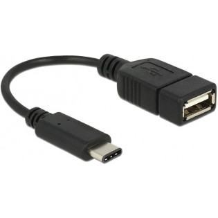 DeLOCK USB Type-C - USB 2.0 A naaras -adapteri