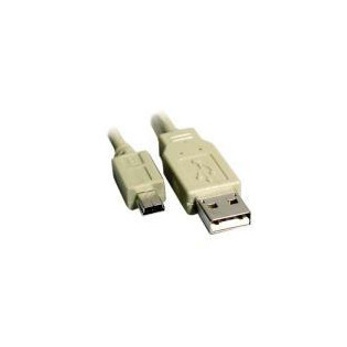 DELTACO 1,0 m, USB 2.0 A - Mini-B, uros-uros kaapeli