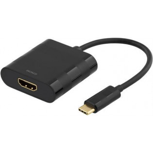DELTACO USB-C - HDMI -adapteri, musta