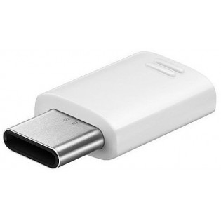 Samsung microUSB - USB Type-C (USB-C) -adapteri, valkoinen