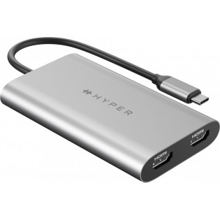 Hyper Dual 4K HDMI Adapter for M1 MacBook -adapteri, Targus