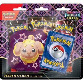 Pokemon Scarlet & Violet 4.5: Paldea Fates Tech Sticker Collection -keräilykorttisetti, lajitelma