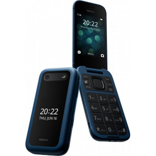 Nokia 2660 Flip 4G -simpukkapuhelin, Dual-SIM, sininen