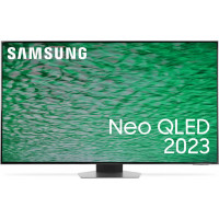 Samsung QN85C 75" 4K Neo QLED TV har imponerande MiniLED-bakgrundsbelysning med Full Array Local Dimming, en 120 Hz-panel för jämn rörelse, stöd för nya speltekniker och det uppdaterade Tizen Smart TV 2023 med många applikationer för högkvalitati