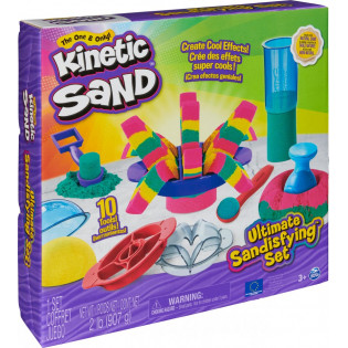 Kinetic Sand Ultimate Sandisfying - leikkisetti