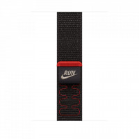 Apple Watch 46 mm Midnight Black Nike Sport Loop ranneke (MGD34)